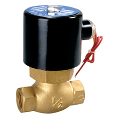 Brass solenoid valve